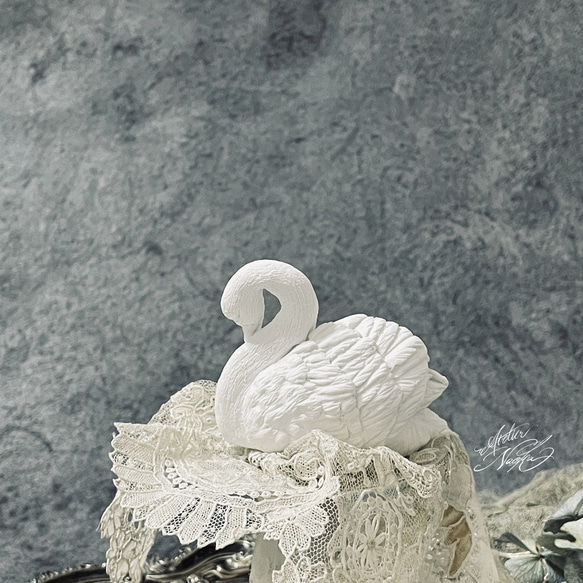 エレガント スワン ◇ アロマストーン ディフューザー・アロマポット