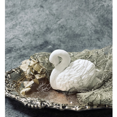 エレガント スワン ◇ アロマストーン ディフューザー・アロマポット