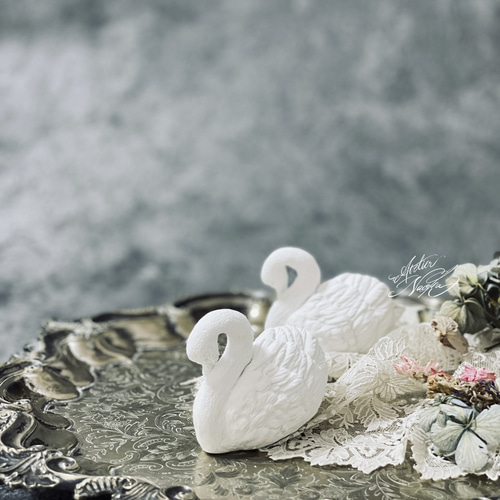 エレガント スワン ◇ アロマストーン ディフューザー・アロマポット