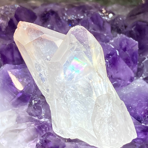 親子水晶 タイムリンク✨ 叡智の石 ピンク レムリアンシード