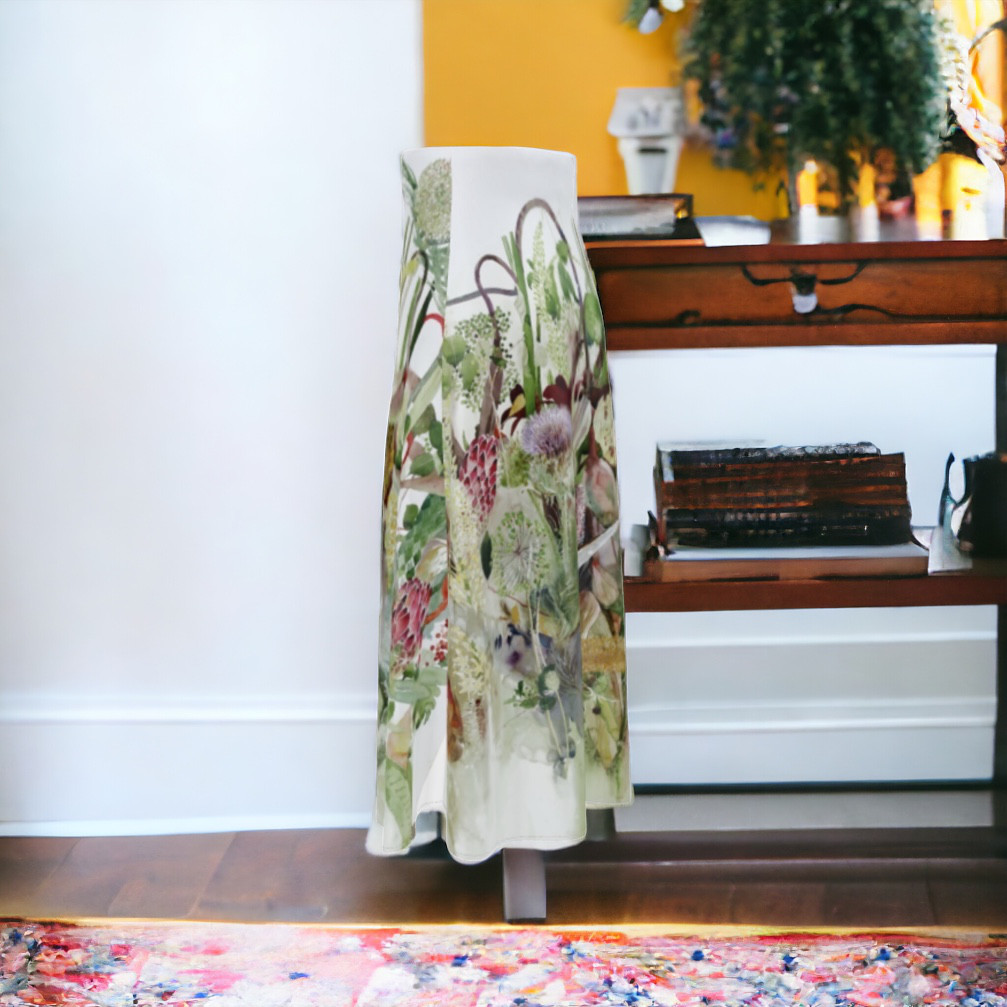 XXS～7XL❤ウェストゴム❤「極楽鳥花」フレアースカート 15,840円