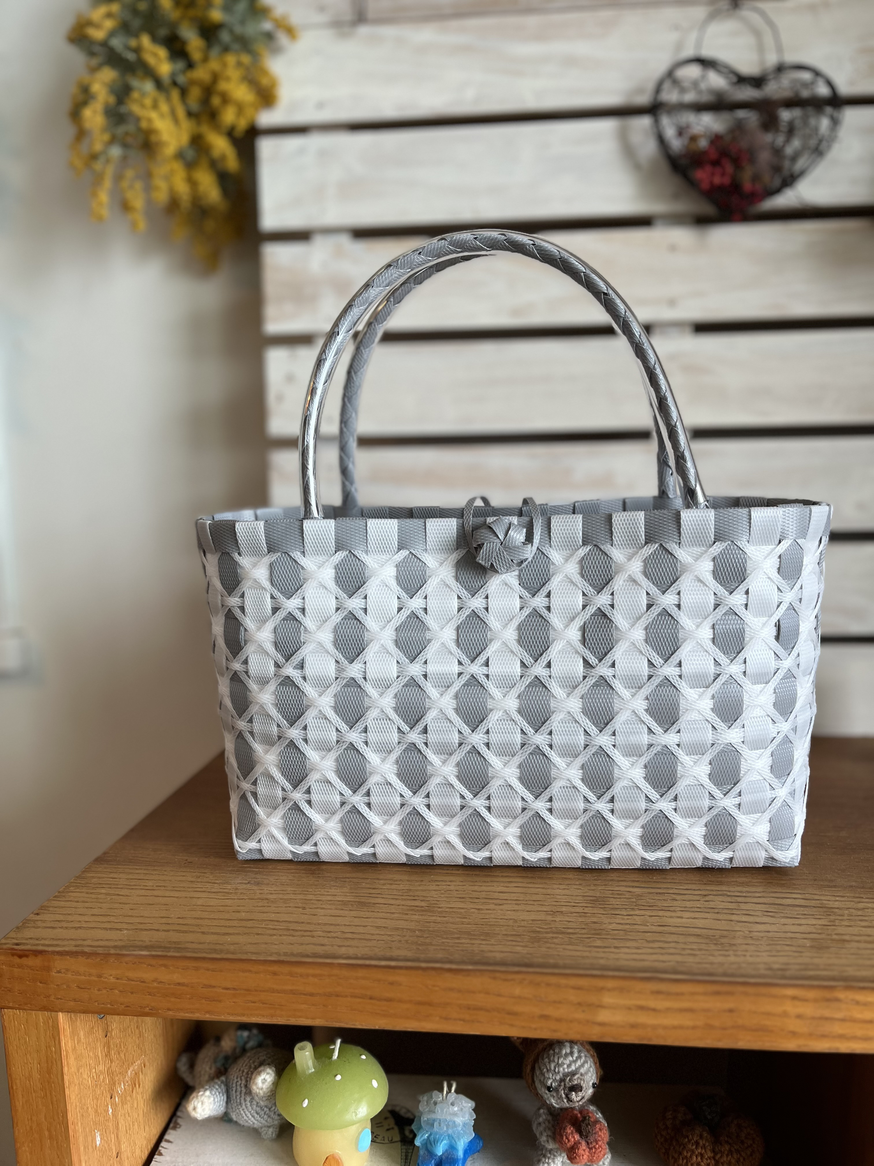 ppバンドカゴバック かごバッグ taka 通販 17748447｜Creema(クリーマ