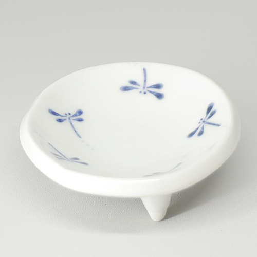 砥部焼 おしゃれ 「3点セット（トンボ）」楕円皿 豆皿 ミニ