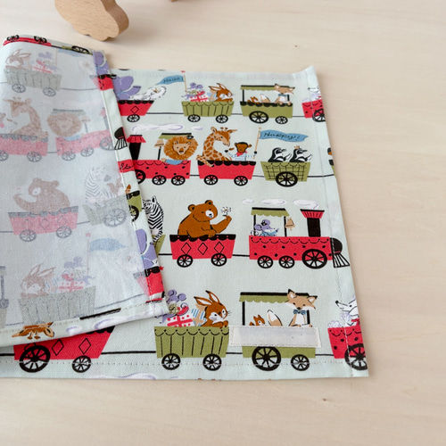 ライオン ☆しまうま ランチョンマット コップ袋 お弁当袋