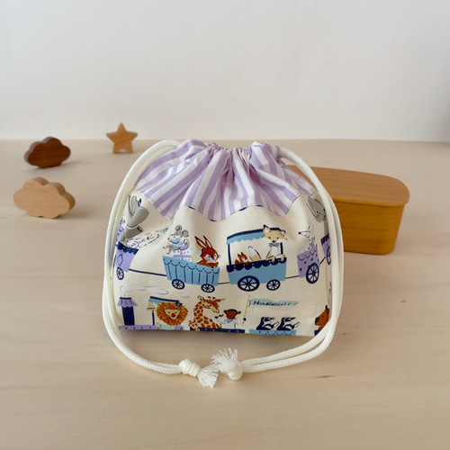 4)ハンドメイド お弁当袋 コップ袋 ランチョンマット セット カラフル