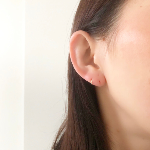 人気No.1【14kgf silver925】超極小 6mm シンプルミニキャッチ