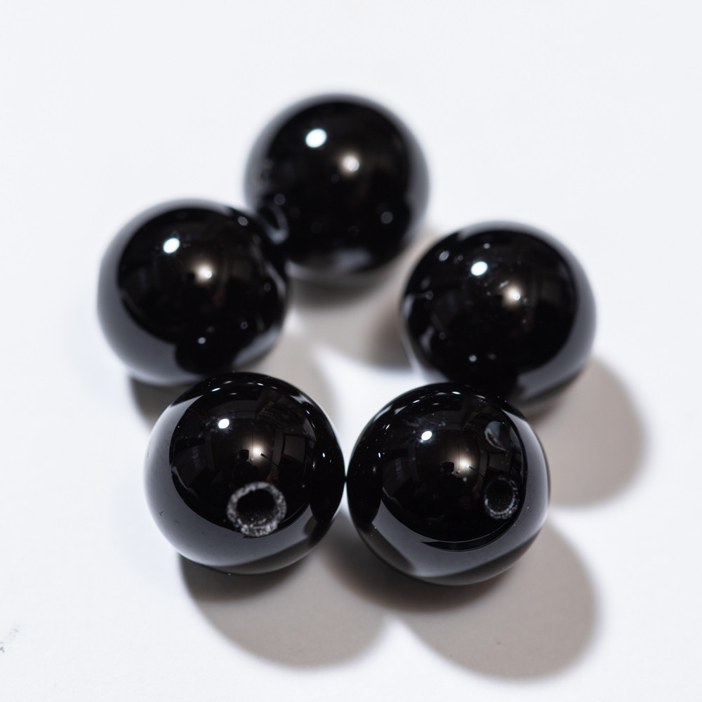 ★格安目玉品★得々セット【最高級5A✳︎ブラックオニキス14mm☆さざれ石】❤️