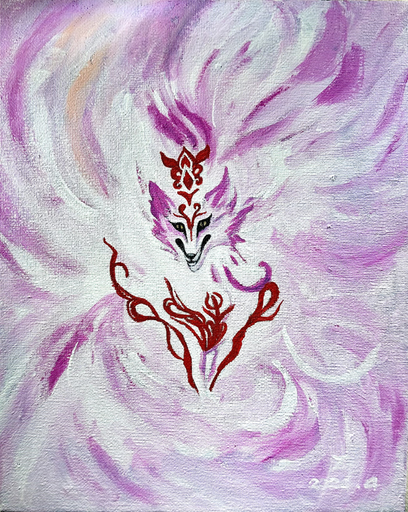 【夏至の太陽と九尾の狐】原画販売 68b759f7d7123803402fd52f0249e0