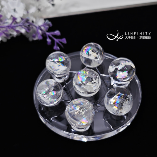 ✨宝石商品50%OFF✨希少な最高級白水晶 レインボー7チャクラ ✨宝石商品50%OFF✨希少な最高級白水晶 レインボー7チャクラ