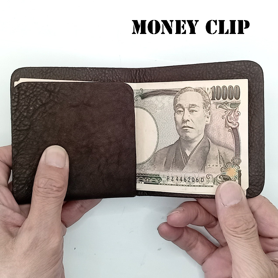 ブラウンレザー マネークリップ　海外製 楽天市場】ブラウン（マネークリップ｜財布・ケース）：バッグ