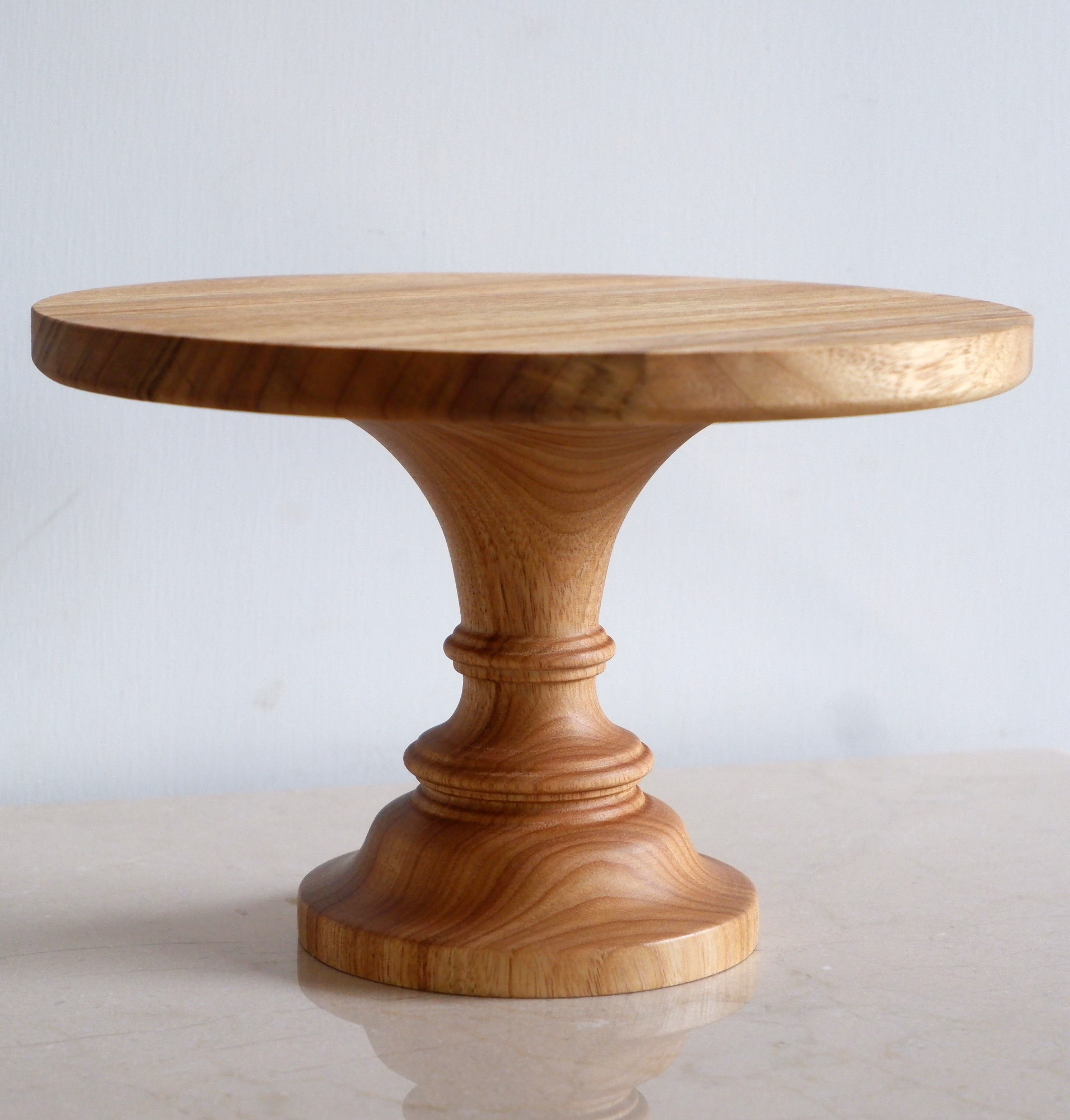 ケーキスタンド　木製　ケーキ台　22cm　コンポート皿　アクセサリースタンド