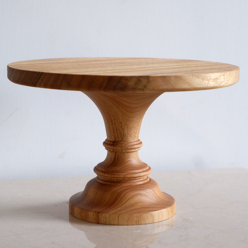 ケーキスタンド 木製 ケーキ台 22cm コンポート皿 アクセサリー