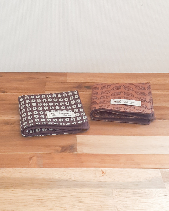 ハンカチ 【 コーヒー standard 】男性 父の日 退職 お礼 誕生日 記念日 ギフト プレゼント 贈り物 日常 4枚目の画像