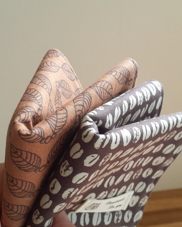 ハンカチ 【 コーヒー standard 】男性 父の日 退職 お礼 誕生日 記念日 ギフト プレゼント 贈り物 日常 5枚目の画像