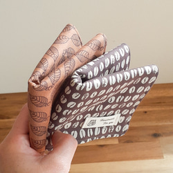 ハンカチ 【 コーヒー standard 】男性 父の日 退職 お礼 誕生日 記念日 ギフト プレゼント 贈り物 日常 2枚目の画像