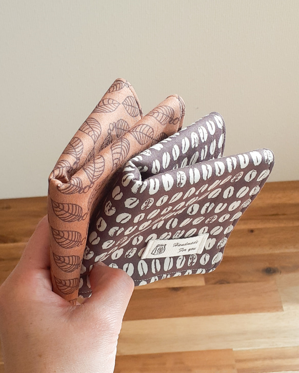 ハンカチ 【 コーヒー standard 】男性 父の日 退職 お礼 誕生日 記念日 ギフト プレゼント 贈り物 日常 2枚目の画像