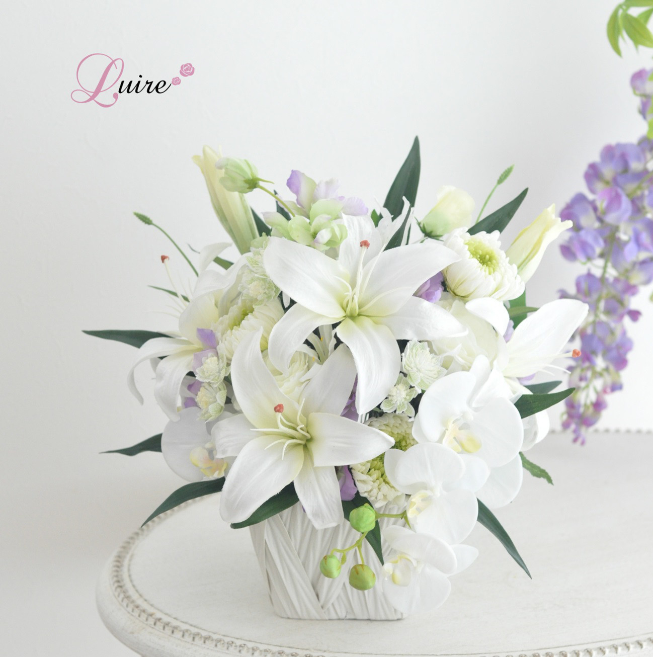 値下げ無し❌お墓用 雨に強い造花 供花 仏花 大きめセット胡蝶蘭 カサブランカ 楽天市場】仏花 造花 プレミアム 一対（2束） カサブランカ 胡蝶