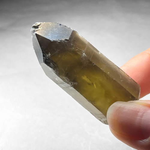 スモーキーシトリンラフポイント 1：ウィンドウ smoky citrine rough point：window / スモーキーシトリンラフ