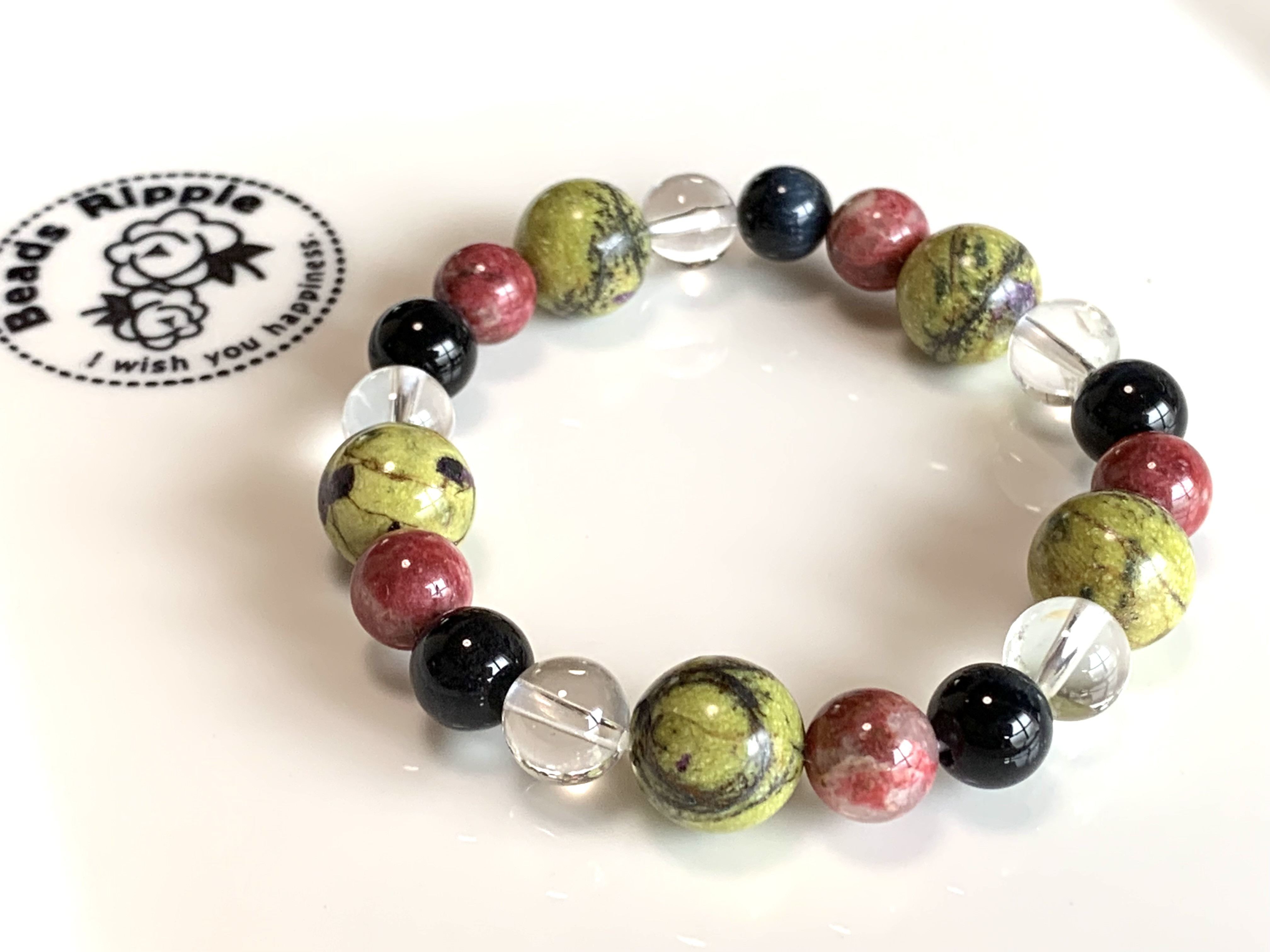 【激レア石使用】アトランティサイトとチューライトのブレスレット