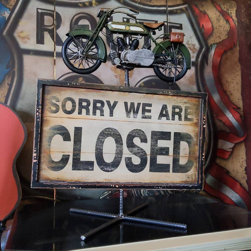 アメリカンガレージ サインボード オープン&クローズド 看板 スタンド看板 アメリカンガレージ サインボード オープン&クローズド 看板 スタンド看板