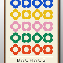 14955□ポスター アート 絵画『バウハウス BAUHAUS』北欧 A3 イラスト