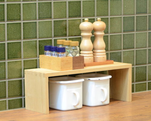 棚 特注（世界に一つ） 栗の木 無垢材のみ｜家具・インテリア