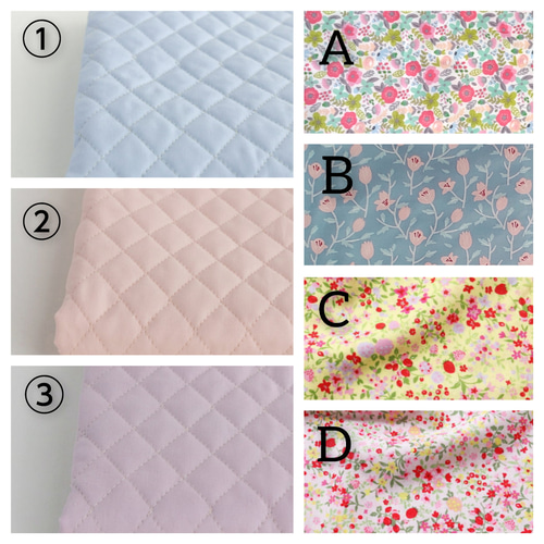 サイズオーダー】デザイン選べる♪リボン付き♡キルティング水筒カバー