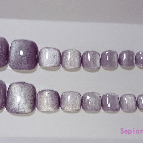 ジェルネイルチップ☆付け爪〜フット ペディキュア☆5ミクロン