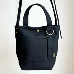 《受注製作》osanpo bag" all black 8枚目の画像