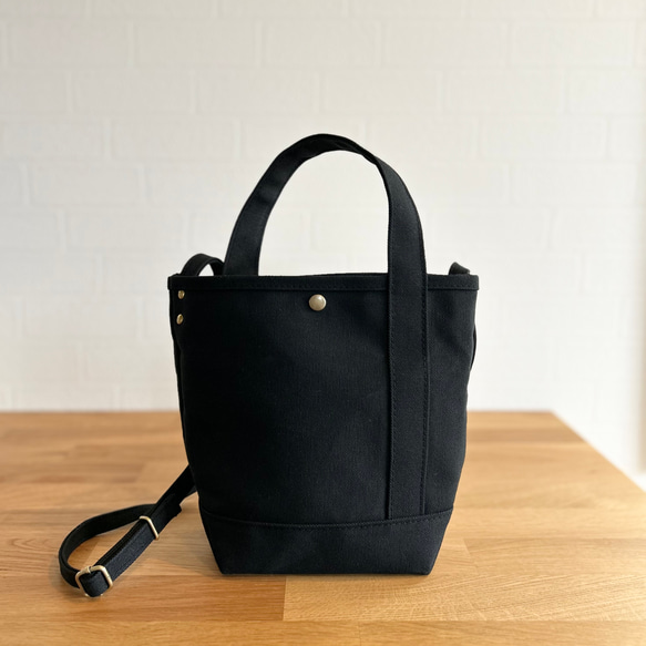 《受注製作》osanpo bag" all black 5枚目の画像