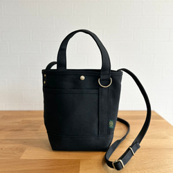 《受注製作》osanpo bag" all black 4枚目の画像