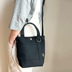 《受注製作》osanpo bag" all black 1枚目の画像