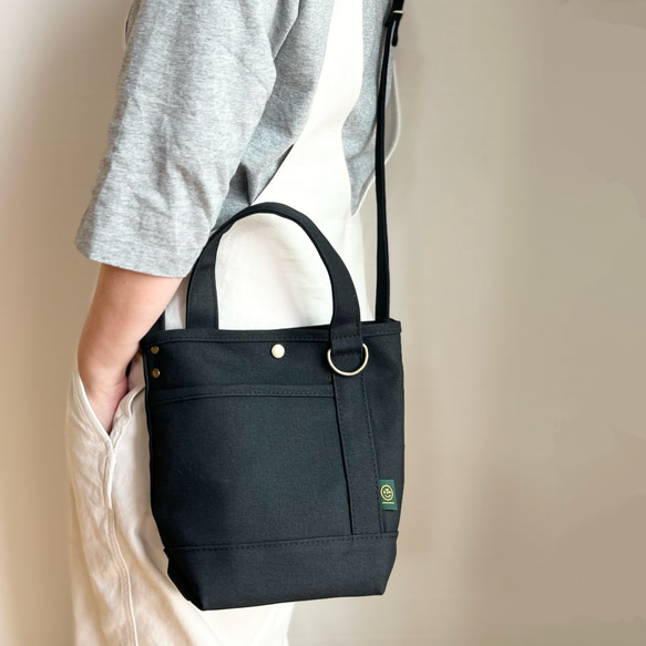 《受注製作》osanpo bag" all black 1枚目の画像