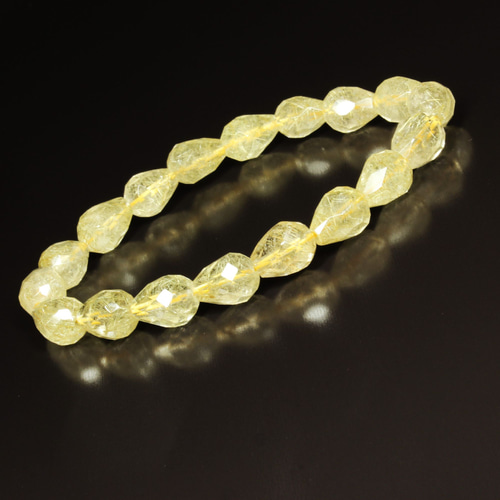 繊細な金針が魅力 ゴールドルチルクォーツ 粒売り 10ミリ 輝く水晶の