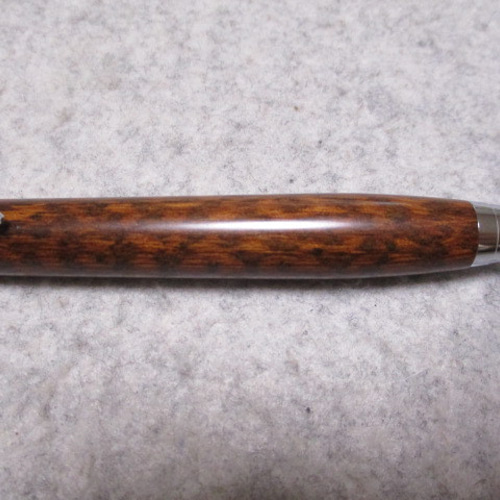 スネークウッド 世界的銘木 ガラスコート仕上げ 木軸ボールペン