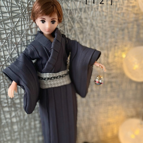 26cmドール お世話人形 袴風 甚平 ひな祭り その他人形 mari