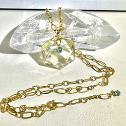 サージカルステンレス ペリドット つぼみ ボタンカット ネックレス シルバー サージカルステンレス ペリドット つぼみ ボタンカット