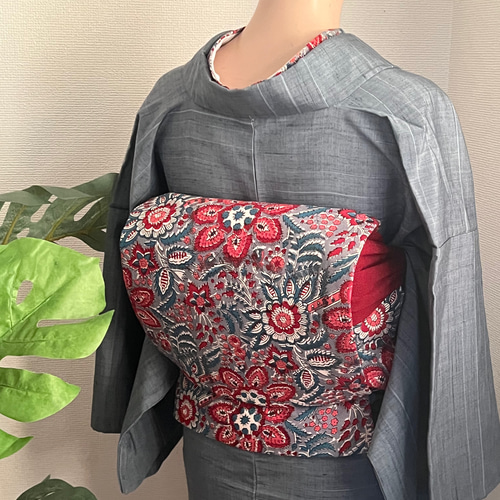 長尺 半幅帯 「InCrowd インクラウド」 和装小物（帯・半襟） momoann  