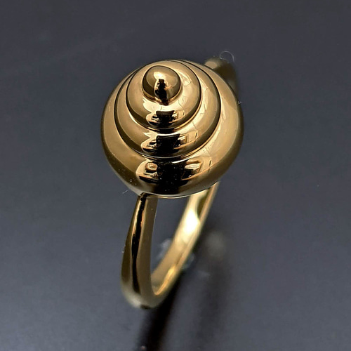 金のうんこMAXリング（無垢モデル）：K18ゴールド 指輪・リング 金の