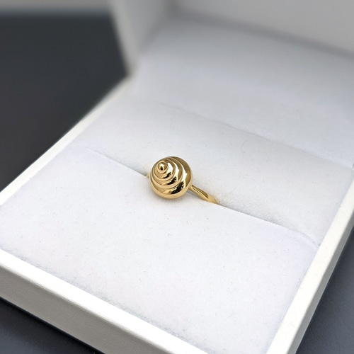 金のうんこMAXリング（無垢モデル）：K18ゴールド 指輪・リング 金の