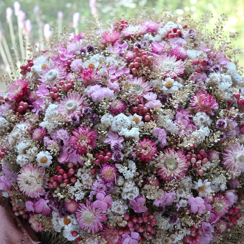 ドライフラワー スワッグピンクペッパーベリー