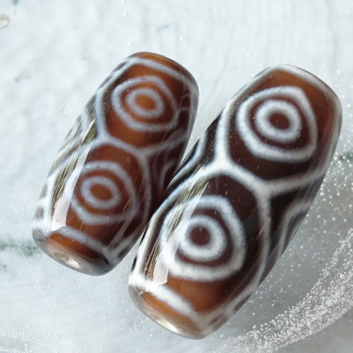 極上✨黒玉髄✨龍眼天珠 天然石 F* 通販 17751871｜Creema(クリーマ)