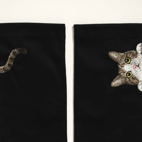 [貓臂套] Kijishiro / 防紫外線 / 100%棉 / 半長米田禮物搭配長袖 第6張的照片