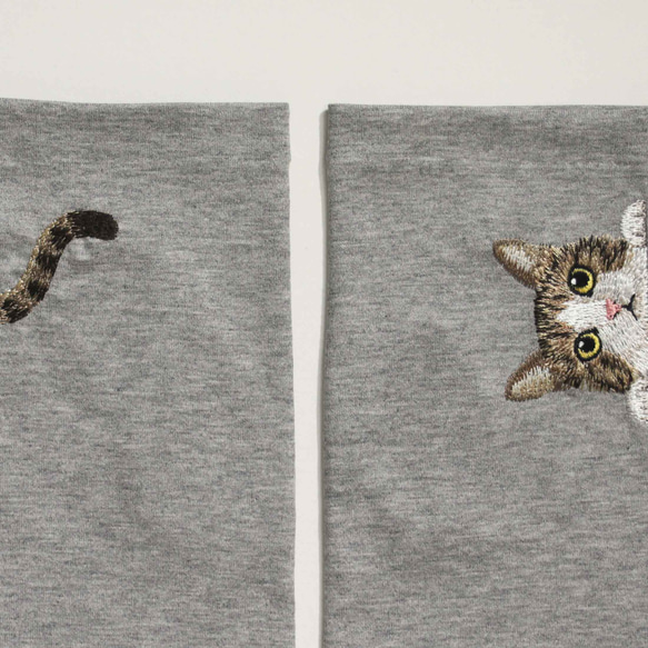 [貓臂套] Kijitora親/防紫外線/100%棉/半長米田禮物搭配長袖 第9張的照片