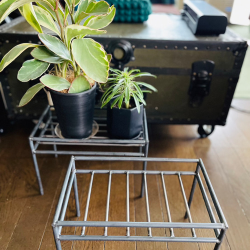 アイアンラック　グリーンラック　オープンシェルフ　アイアン家具　オーダーメイド アイアンラック グリーンラック オープンシェルフ アイアン家具