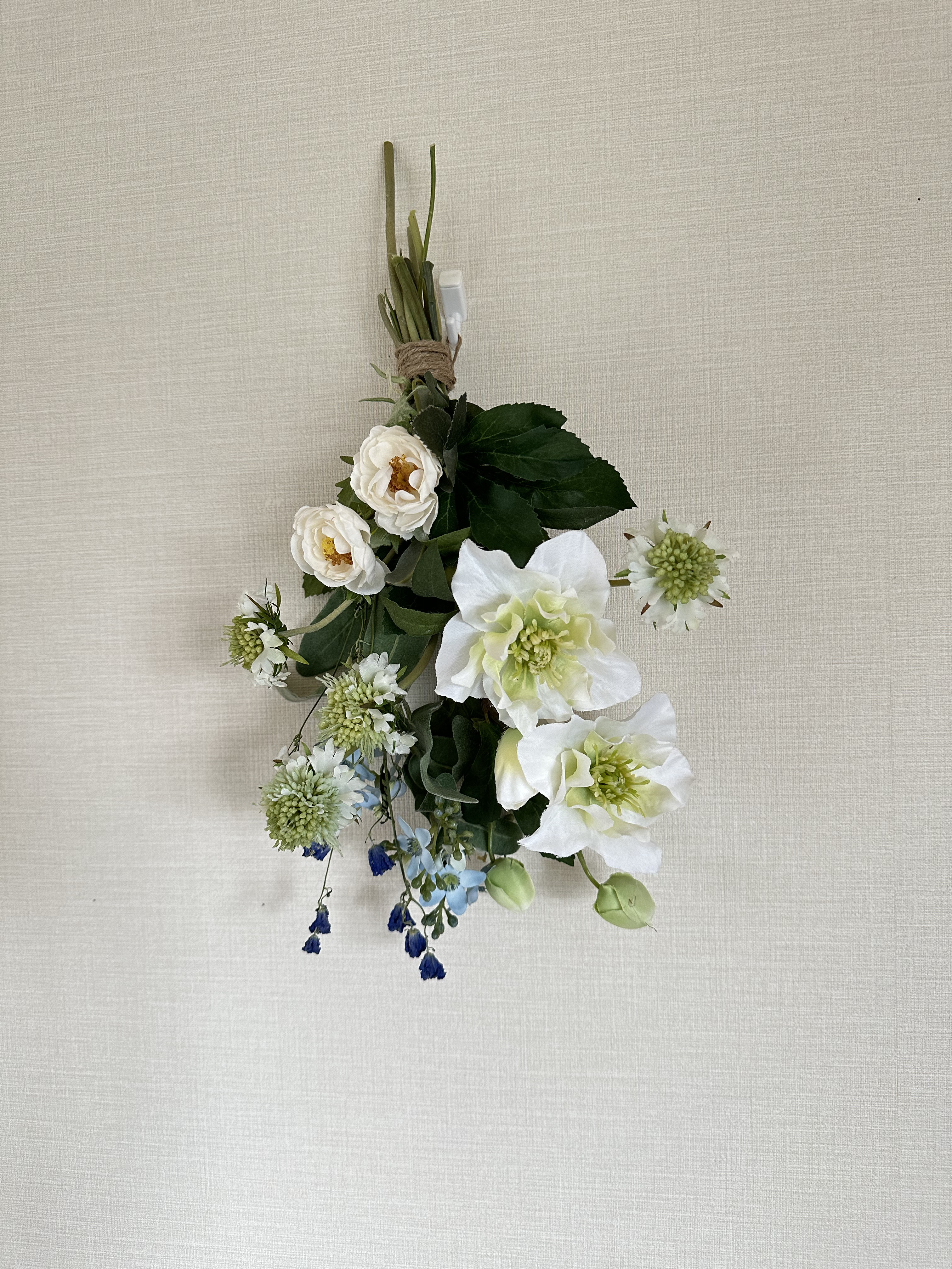 ナチュラルカラーのスワッグ