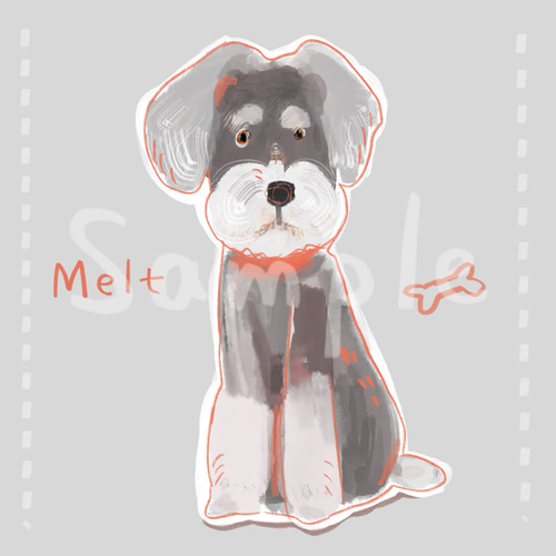 ペット似顔絵 ペット似顔絵 | 白亜画廊 by N.K.D