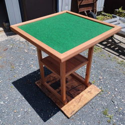 柿渋塗麻雀卓（点箱ポケットなし） 机・デスク ヒロ工房 通販 17752498