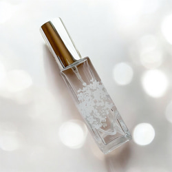 紫陽花のガラスアトマイザー イニシャル 10ミリスプレーボトル 香水