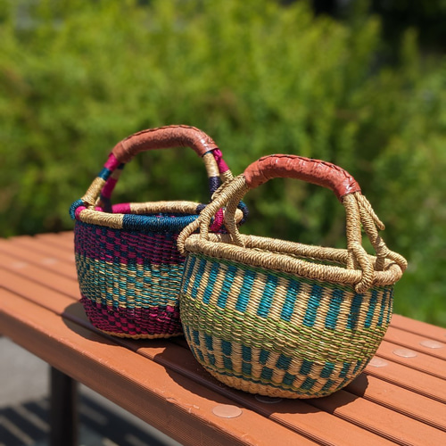 【新品】biga カゴバッグ ボルガバスケットショルダーバッグ 今年のかごバッグはこちらに決めました【bigaのブルキナ